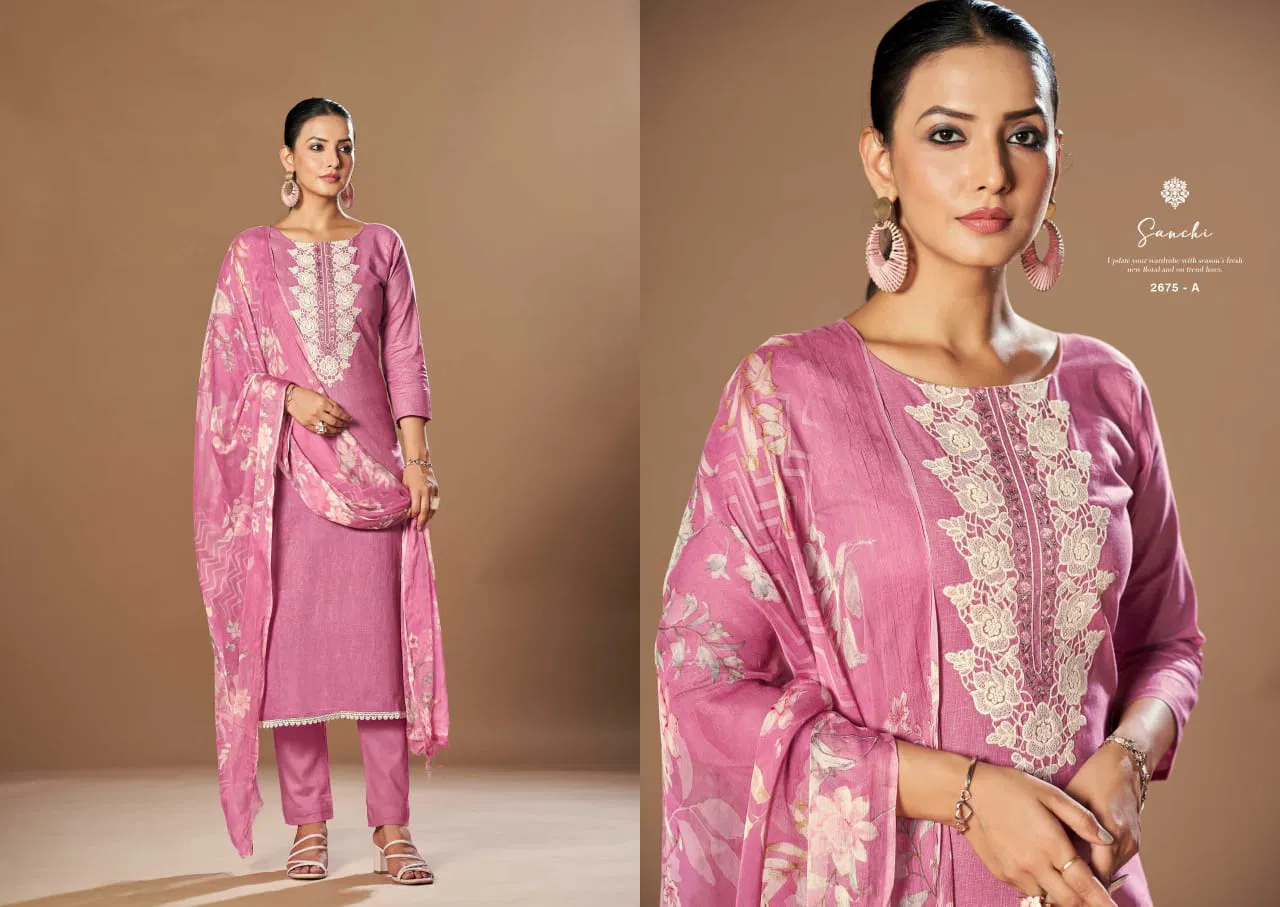 Sanchi by Sargam Cambric Printed Designer Salwar Suit Wholesale Price In Surat